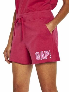 GAP Women's Rose Pink Drawstring Athletic Shorts